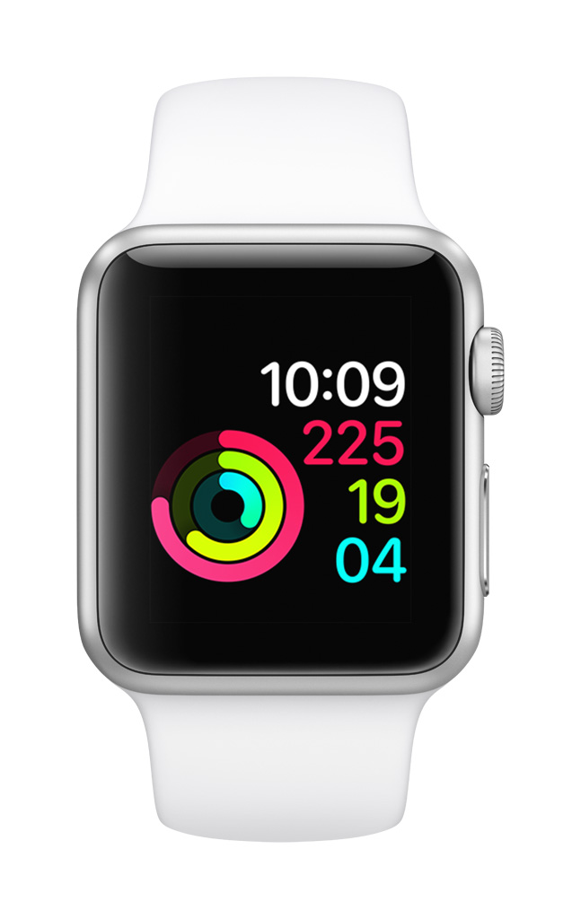 Apple Watch S1, 42mm Silver Alu Case with White Sport Band Apple Watch S1, 42mm Silver Alu Case with White Sport Band