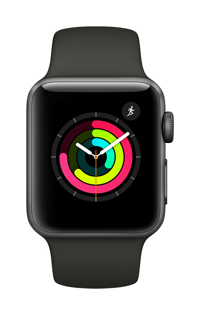 Apple Watch S3 GPS, 42mm Space Grey Alu with Grey Sport Band Apple Watch S3 GPS, 42mm Space Grey Alu with Grey Sport Band