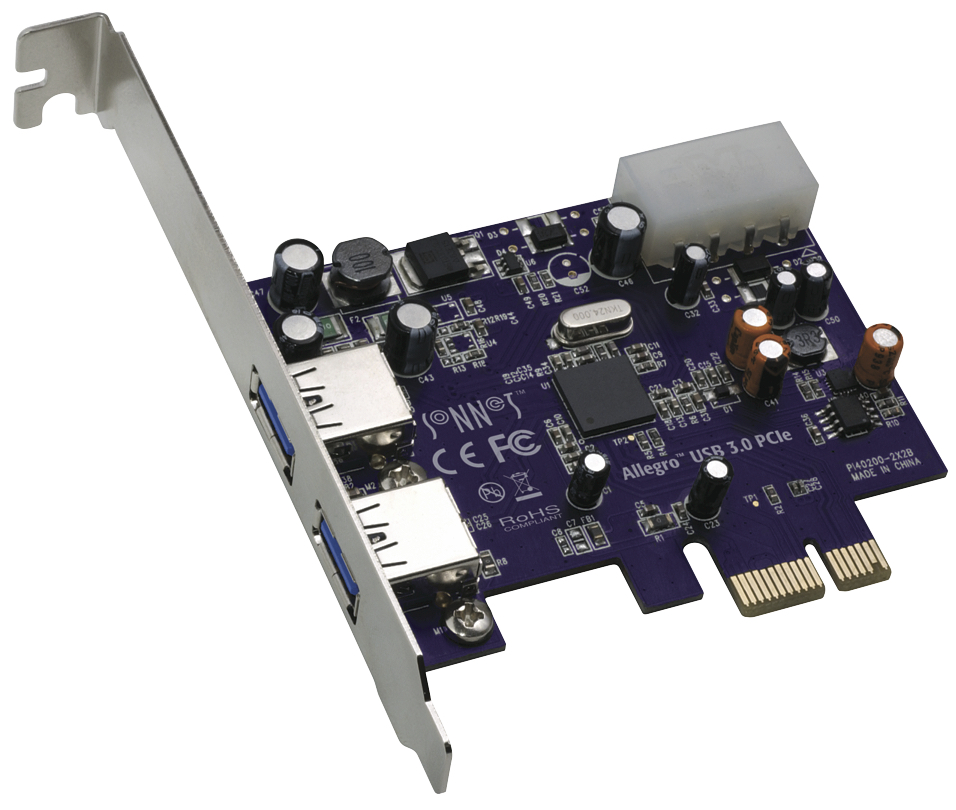 Allegro Pro USB 3.0 PCIe 4-Port Computer Card Allegro Pro USB 3.0 PCIe 4-Port Computer Card
