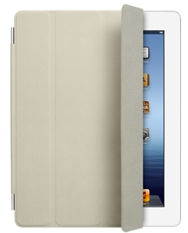Apple iPad Smart Cover - Leather - Cream Apple iPad Smart Cover - Leather - Cream