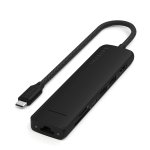 Satechi USB-C SLIM MULTI-PORT WITH ETHERNET Black - IN STOCK Satechi USB-C SLIM MULTI-PORT WITH ETHERNET Black - IN STOCK