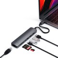Satechi USB-C SLIM MULTI-PORT WITH ETHERNET Space Gray IN STOCK