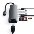 Satechi USB-C SLIM MULTI-PORT WITH ETHERNET Space Gray IN STOCK