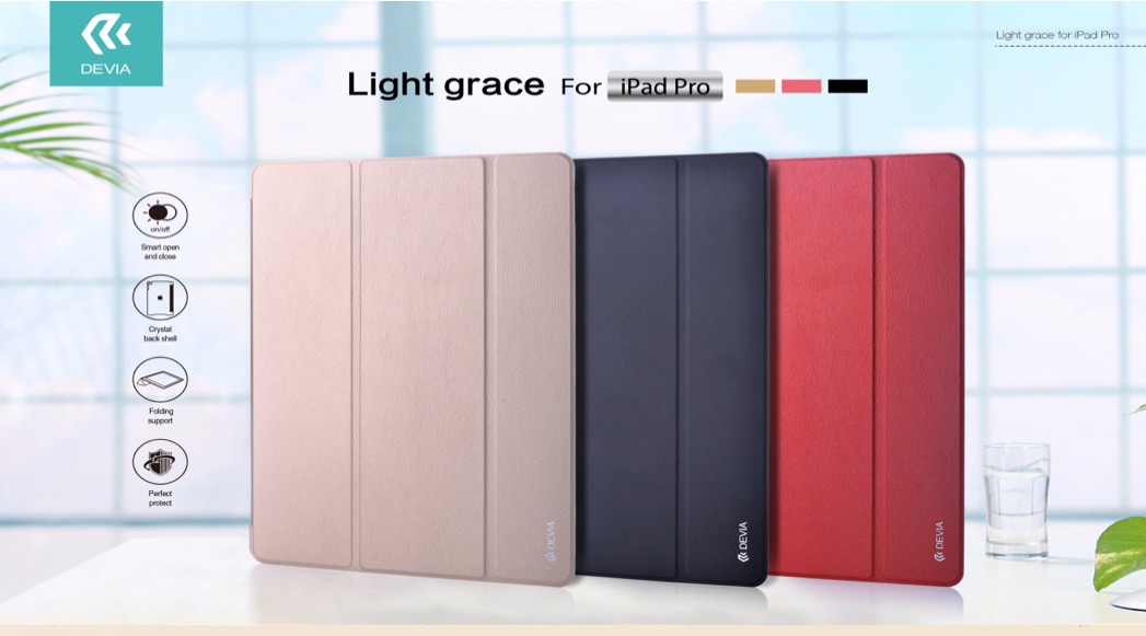 DEVIA Light Grace iPad Pro Case Black DEVIA Light Grace iPad Pro Case Black