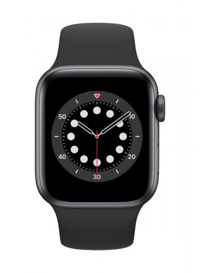 Apple Watch S6 44mm Space Gray W Black Sport Band In Stock M00h3gk A 459 00 Prismastore For Apple Adobe Lacie Blackmagic Quark